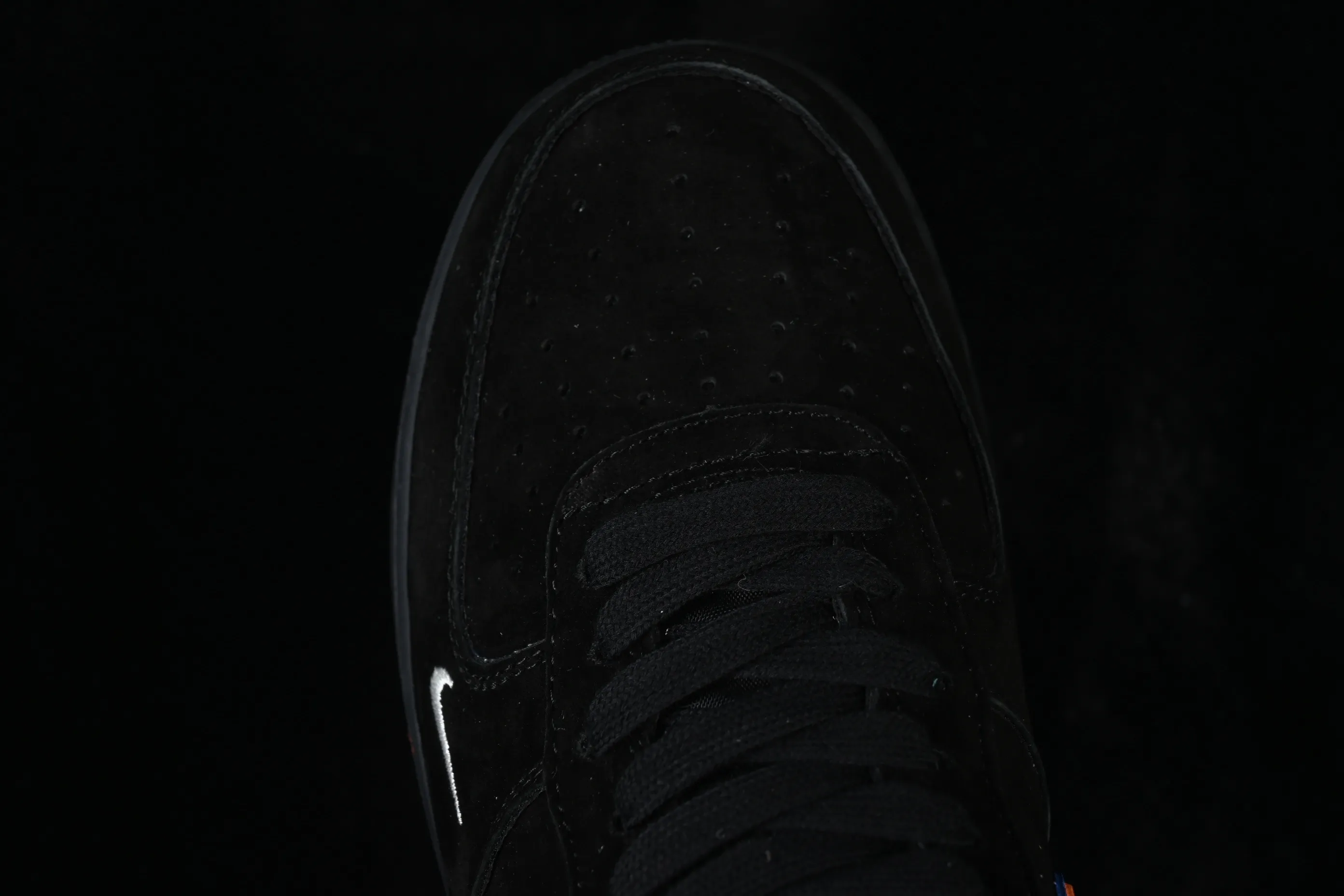 All categories Nk Air Force 1 Air Force series Nk Air Force 1 Low Air Force low-top Nike Air Force 1'07 Low black suede orange hook Air Force 1 low-top casual sneakers FV3694-109